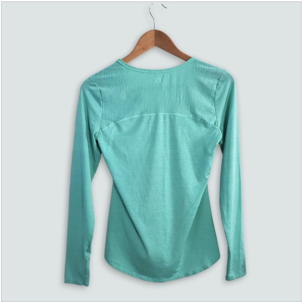 Athleta Shadow Stripe Chi Long Sleeve Tee, Size S - Picture 2 of 16